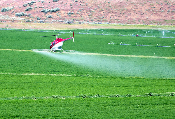 Crop dusting operation
