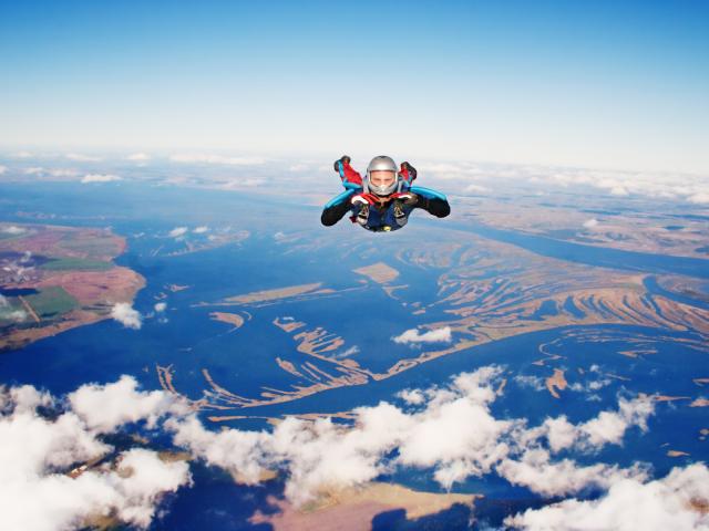 Parachute jump operation