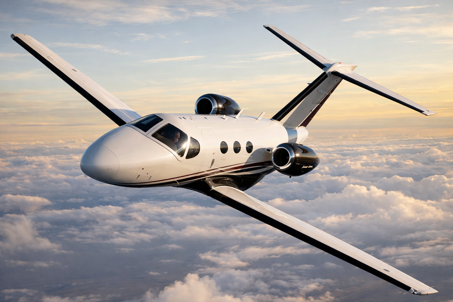 Cessna Citation Mustang in flight