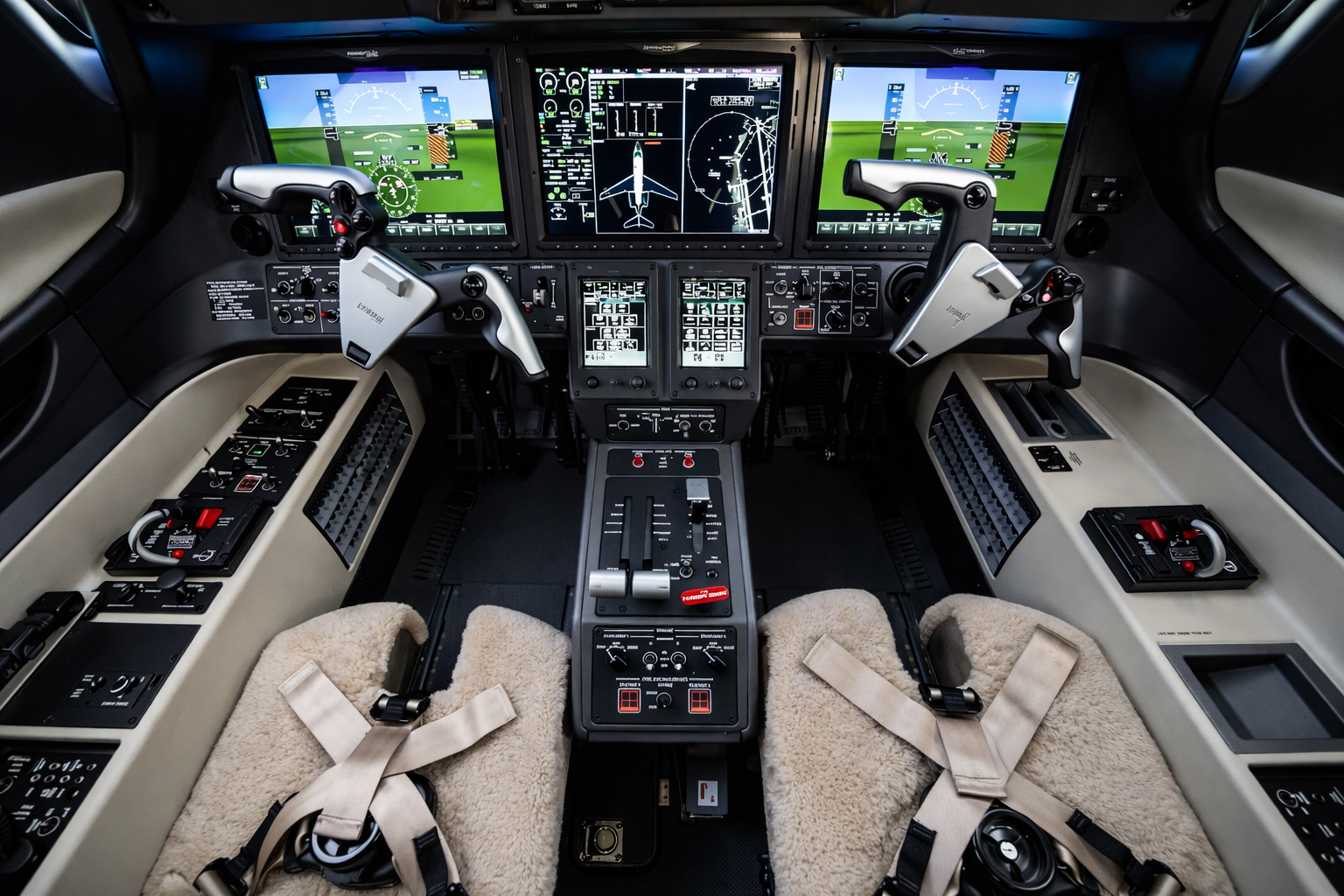Embraer Phenom 300E cockpit