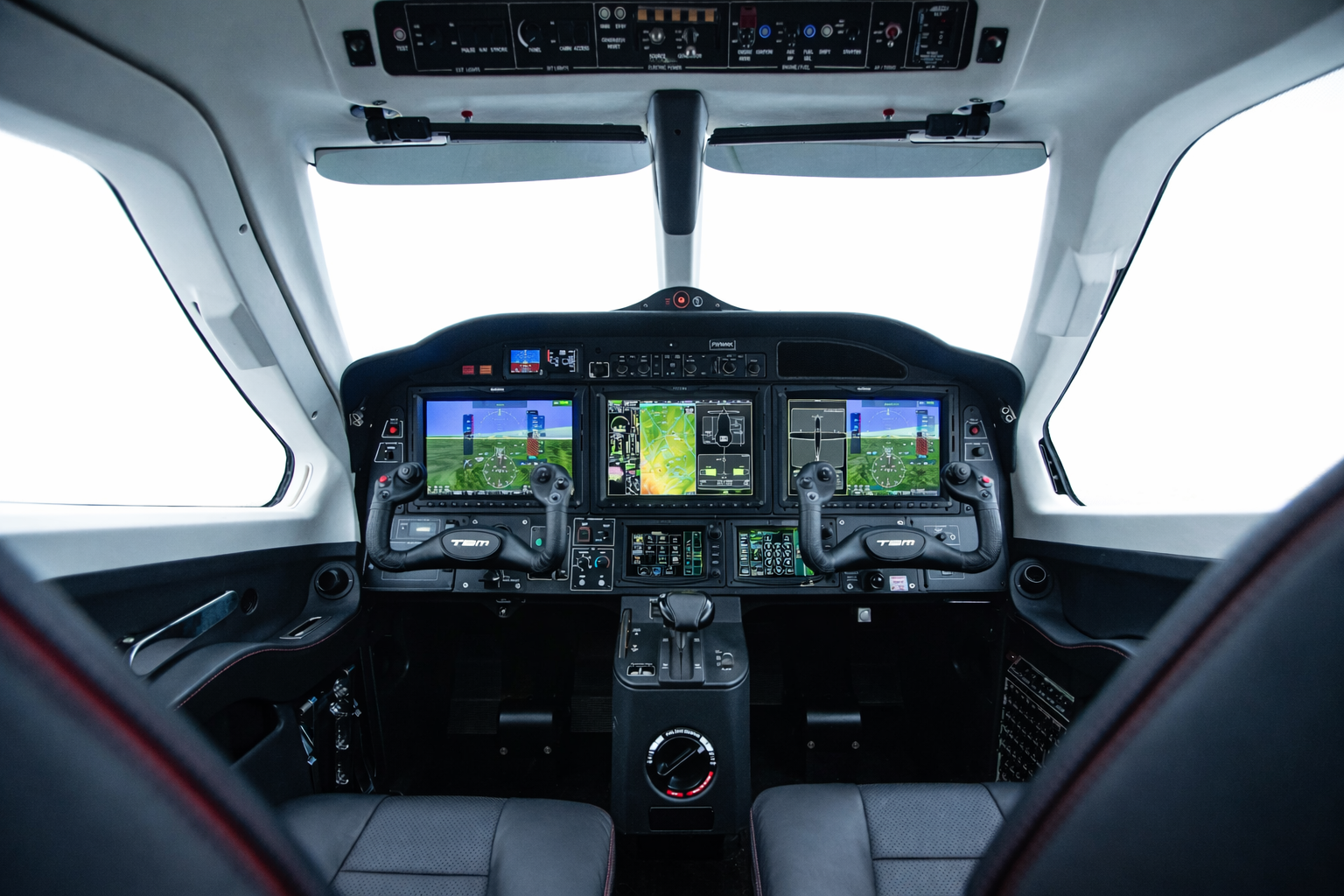 Daher TBM 960 cockpit