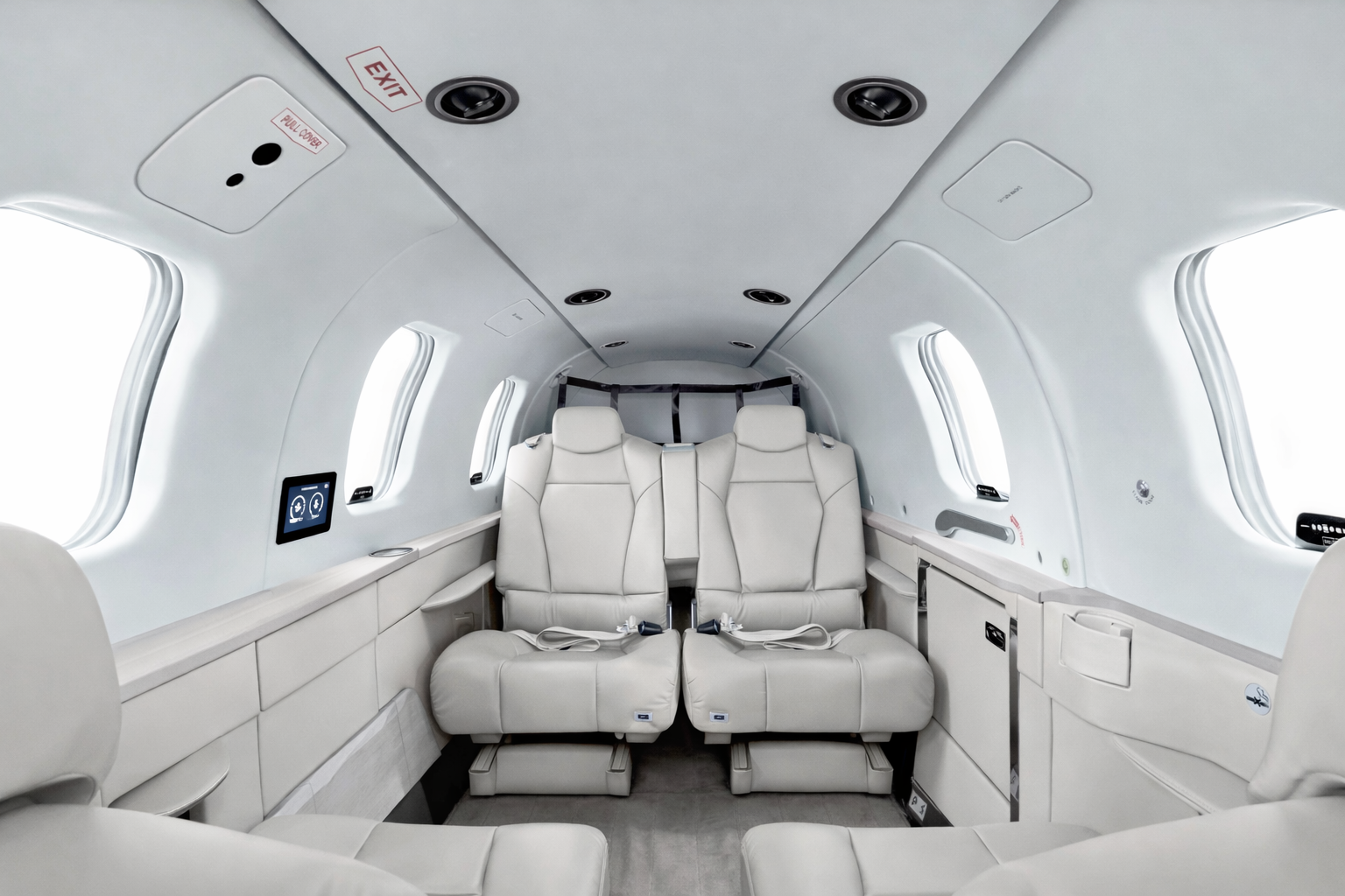 Daher TBM 960 cabin