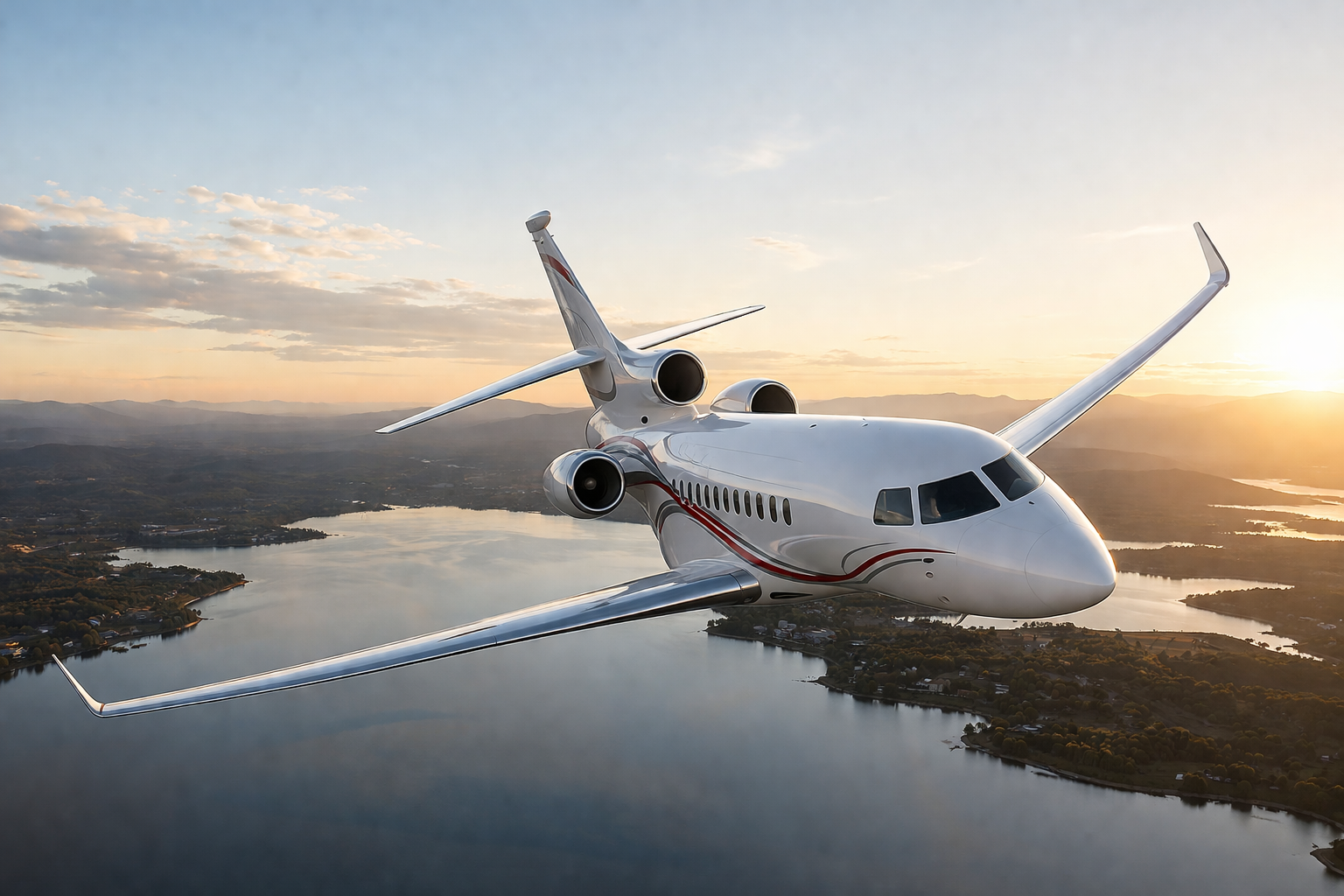 Dassault Falcon 7X on the ground illustrating operating and support considerations
