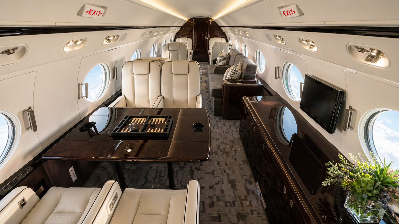 Gulfstream G550 cabin