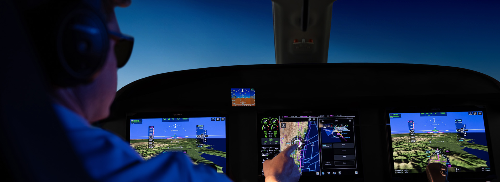 Cessna Citation CJ4 cockpit