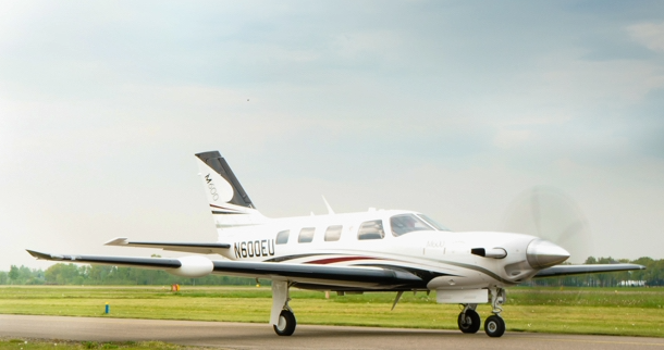 Piper M600 on runway