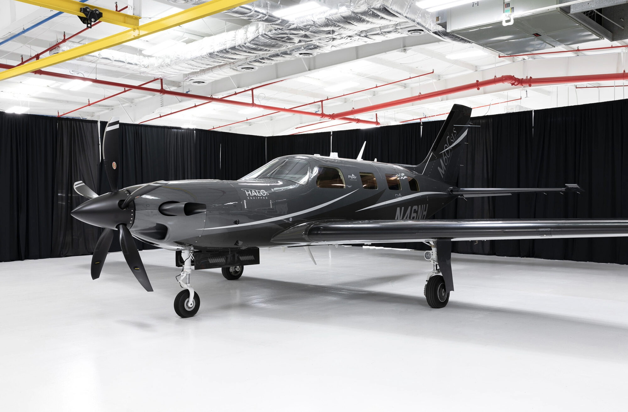 Piper M600 in the hangar