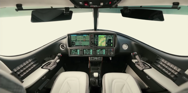 Cirrus SF50 Vision Jet full cockpit