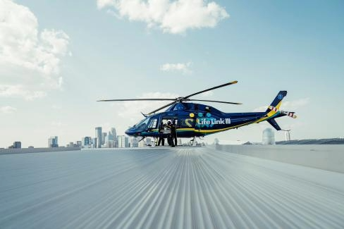 Leonardo AW119Kx helicopter in flight