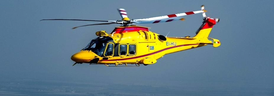 Leonardo AW169 helicopter in flight